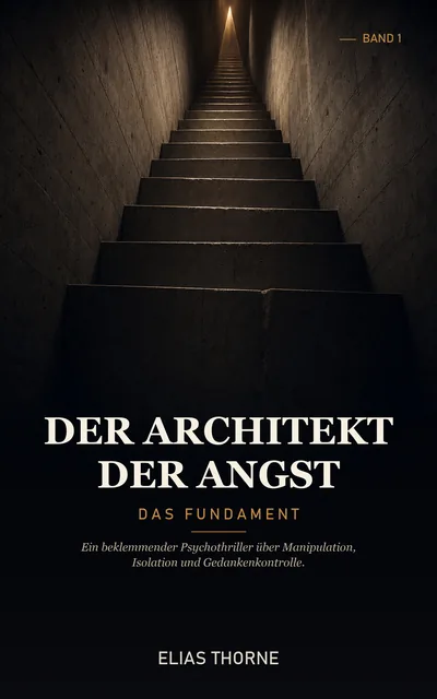 Cover: Der Architekt der Angst: Das Fundament — Ein beklemmender Psychothriller über Manipulation, Isolation und Gedankenkontrolle