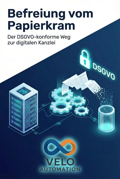 Cover: Befreiung vom Papierkram: Der DSGVO-konforme Weg zur digitalen Kanzlei