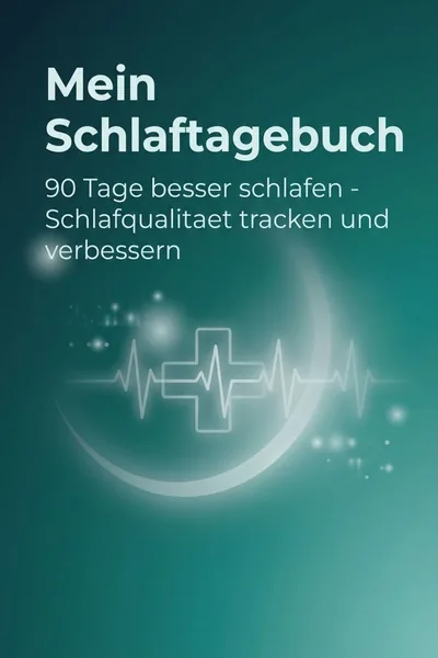 Cover: Schlaftagebuch zum Ausfüllen: Dein Schlaf-Tracker & Protokoll für besseren Schlaf
