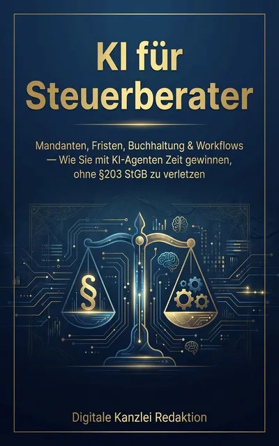 Cover: KI für Steuerberater: Der Praxisratgeber für die moderne Kanzlei