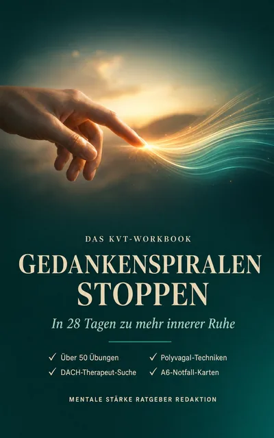 Cover: Dein KVT-Workbook: In 28 Tagen Gedankenspiralen stoppen, Angst überwinden und innere Ruhe finden